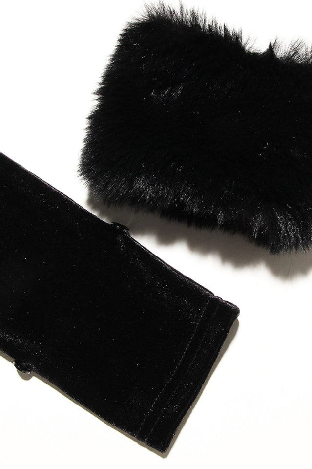 Catriona Black Velvet Bra | Dress In Beauty