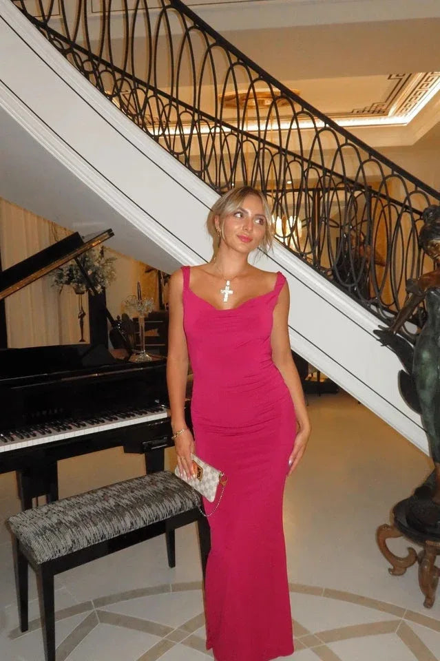 Lila Velvet Maxi Dress - View 7 | TEVQA