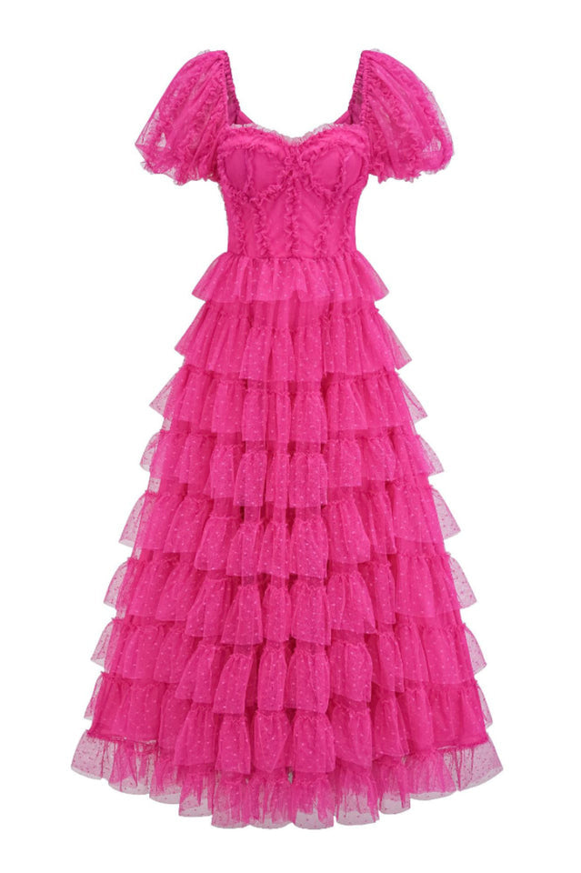 Lisette Ruffle Off Shoulder Gown | Dress In Beauty