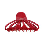 red octopus claw hair clip