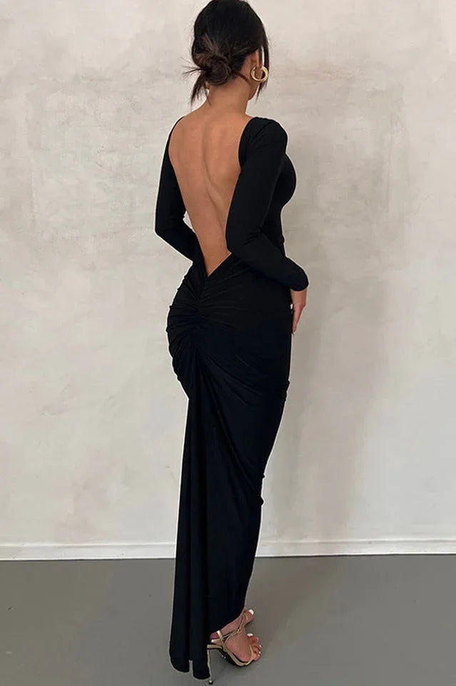 Camila Long Sleeve Maxi Dress - View 18 | TEVQA