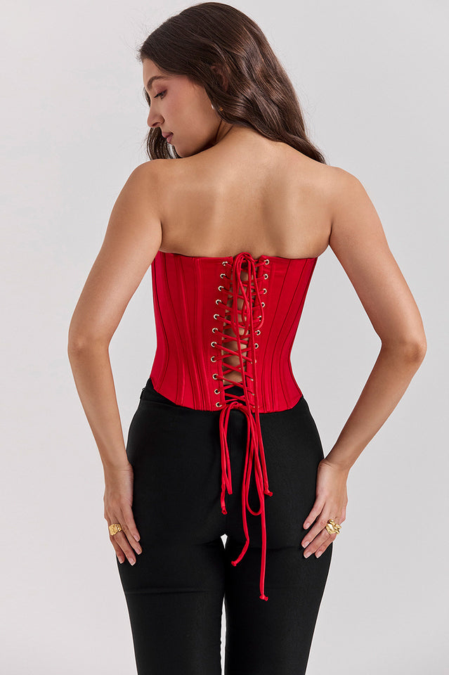 Genevieve Vintage Cream Strappy Bra | Dress In Beauty