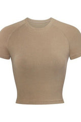 New Vintage Cropped Raglan T-Shirt | Dress In Beauty