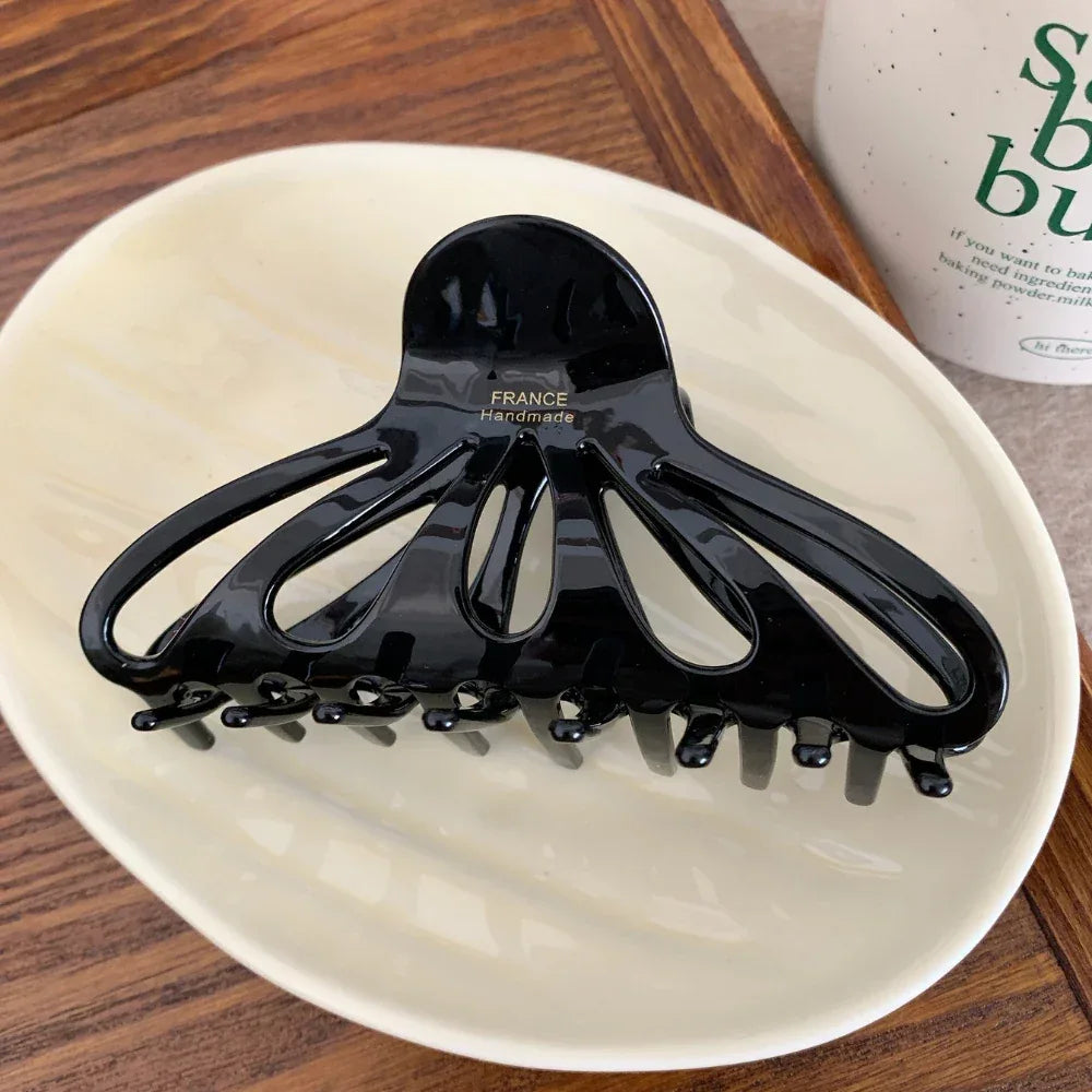 Classic French Style Octopus Hair Claw Clip - View 10 | TEVQA