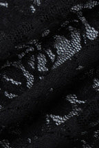See Through Lace Mini Dress - TEVQA