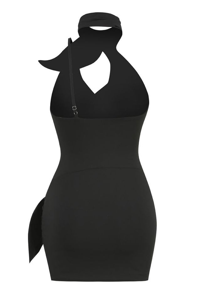 Daiki Black Mini Dress | Dress In Beauty