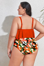 Floral High Waist Bikini Set - View 45 | TEVQA