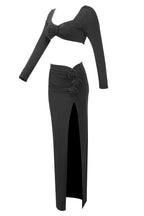 Rose High Split Maxi Dress - View 13 | TEVQA