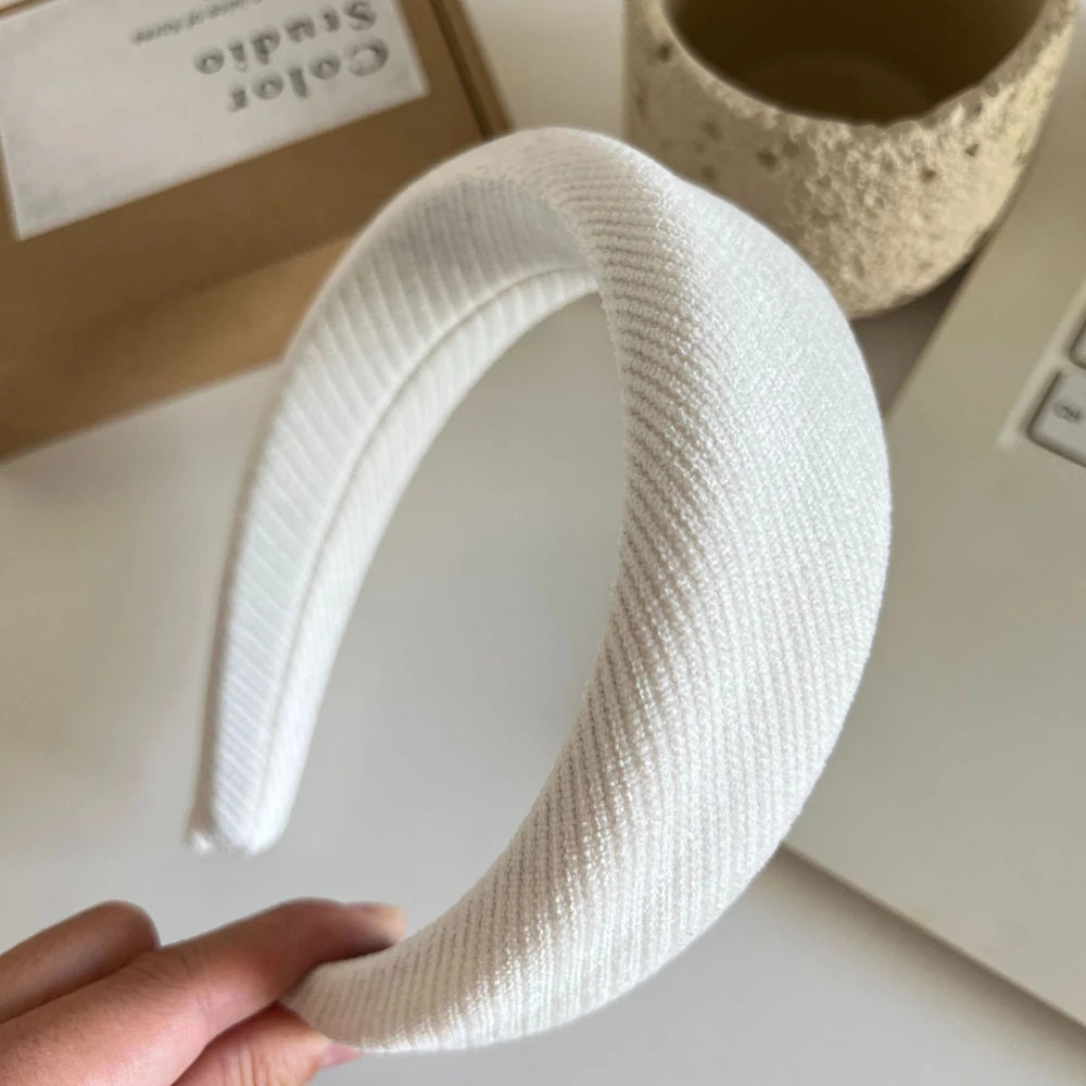 Statement Padded Headband - 1.6 Inch Volumizing Textured Lift