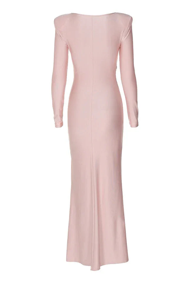 Amanda Twist Front Maxi Dress - View 24 | TEVQA