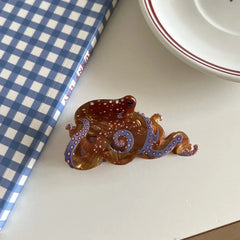 Octopus Acetate Hair Claw Clip - View 10 | TEVQA