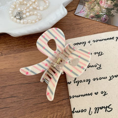 2.9 Inch Whimsical 3D Acrylic Hair Claw - Bow & Butterfly Designs
