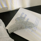 4 inch glitter resin hair claw clip - View 6 | TEVQA