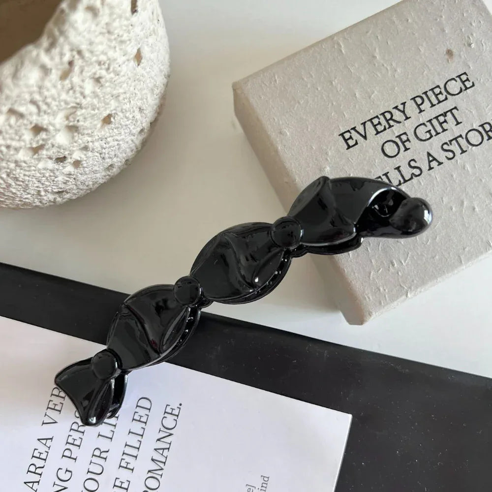 Beaded bar hair clip - View 7 | TEVQA