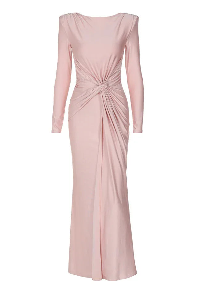 Amanda Twist Front Maxi Dress - View 23 | TEVQA