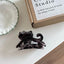 Small hollow cat acetate hair claw clip - View 6 | TEVQA