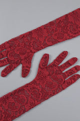 Marjorie Red Rose Lace Halter Maxi Dress | Dress In Beauty