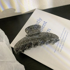 4 inch glitter resin hair claw clip - View 7 | TEVQA