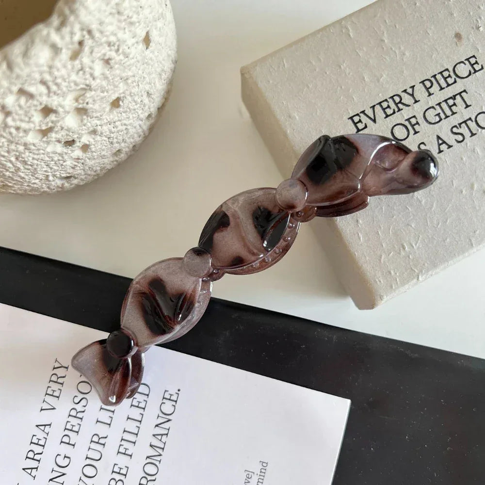 Beaded bar hair clip - View 8 | TEVQA