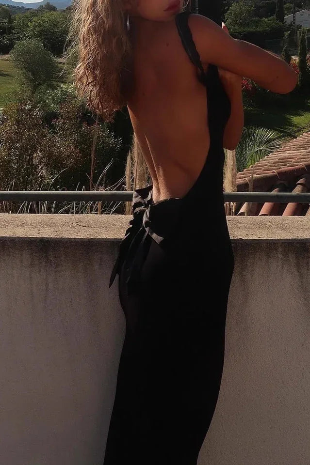 Lila Velvet Maxi Dress - View 18 | TEVQA
