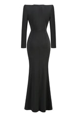 Cutout Crepe V-Neck Dress | Dress In Beauty