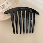 French Design Acetate 7-Tooth Hair Comb - View 6 | TEVQA