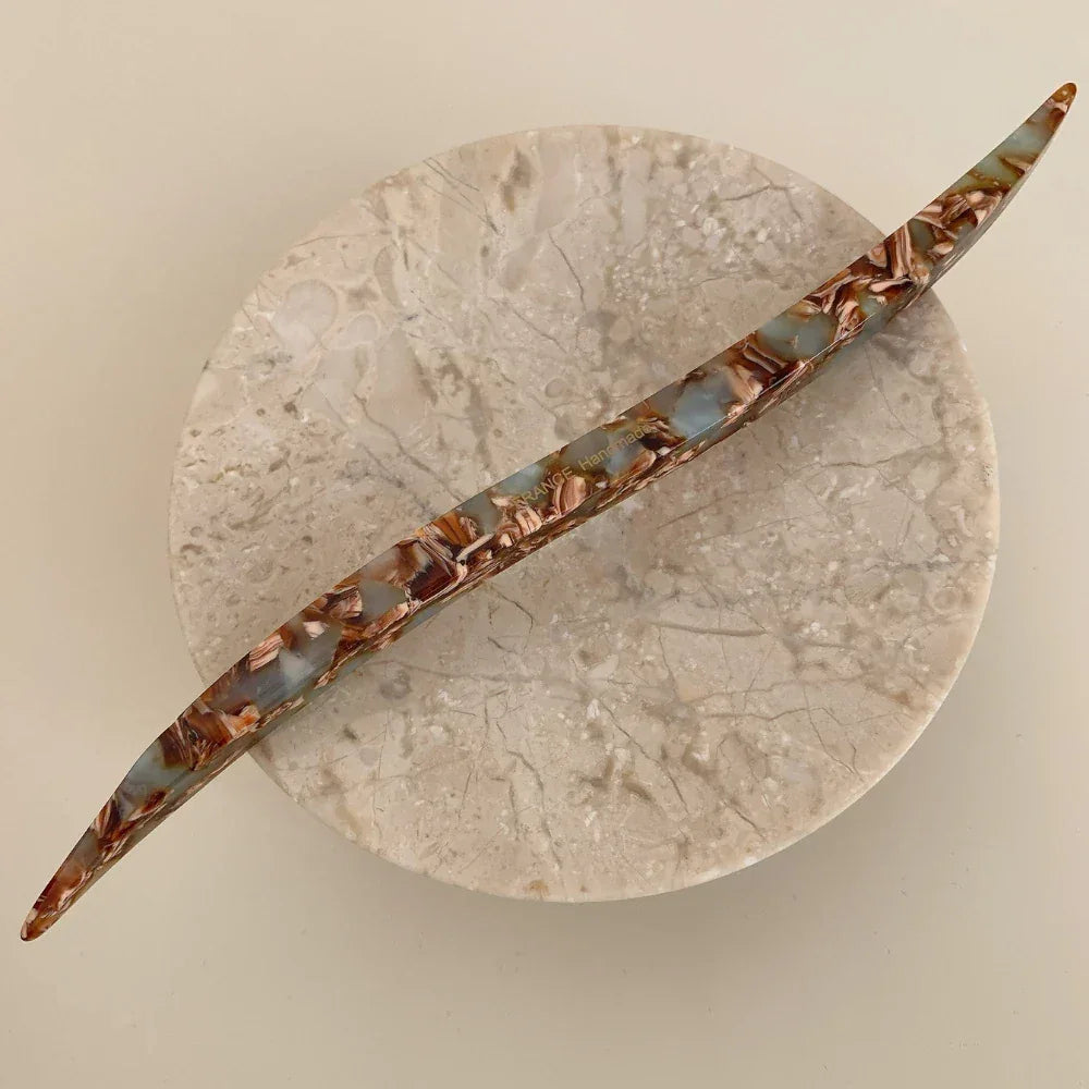 Long Acetate French Hair Stick in various colors - View 13 | TEVQA