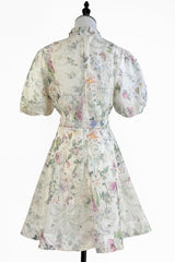 Caroline Floral Print Mini Dress