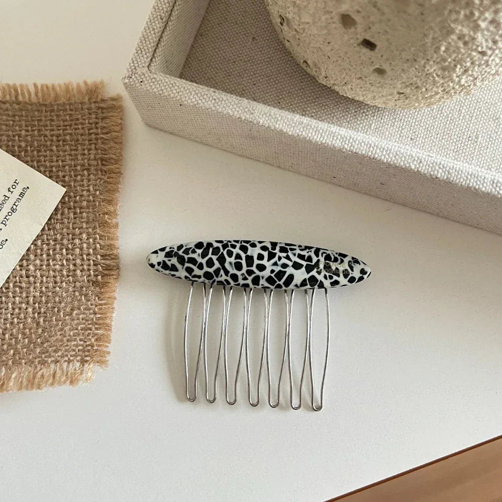 Acetate French style hair comb - View 10 | TEVQA