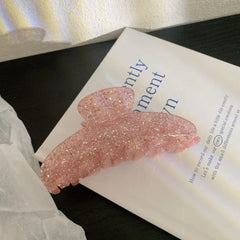 4 inch glitter resin hair claw clip - View 8 | TEVQA
