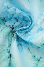 Floral print puff sleeve mini dress with sweetheart neckline and bow detail - View 11 | TEVQA