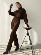 Ribbed knit two-piece set - View 10 | TEVQA