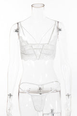 Lace Halter Sexy Lingerie Set - Dress In Beauty