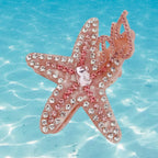 rhinestone starfish hair claw - View 6 | TEVQA