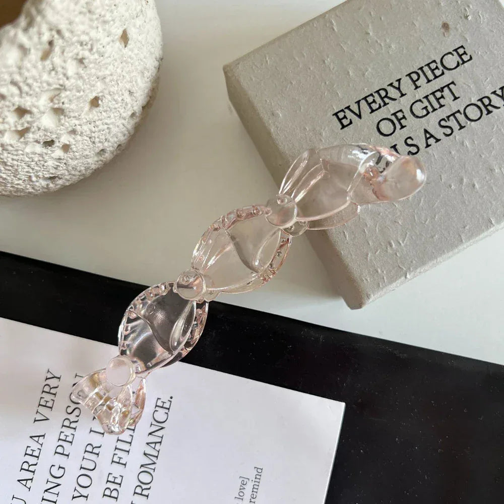 Beaded bar hair clip - View 9 | TEVQA
