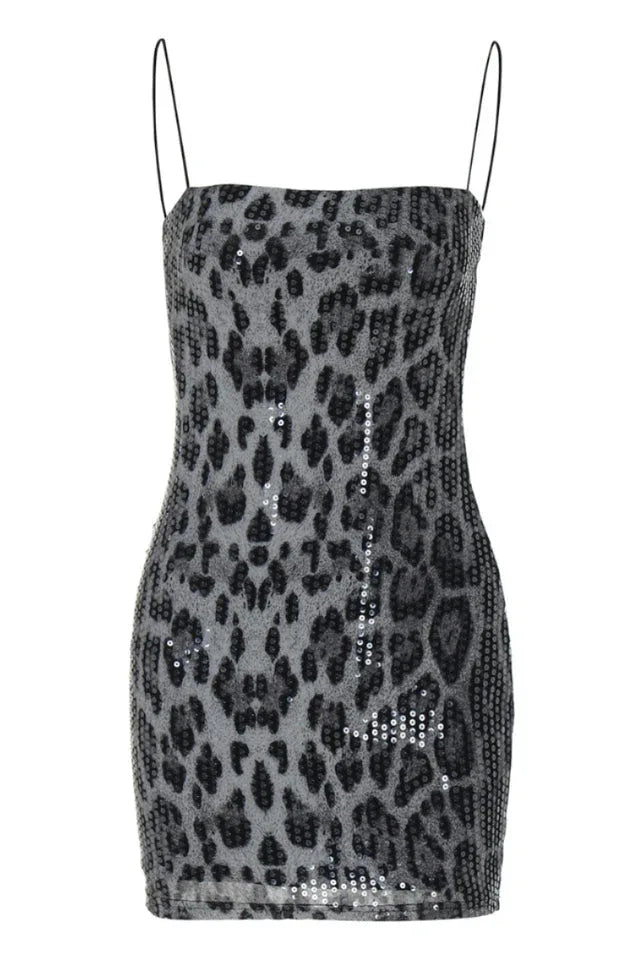 New In Town Leopard Print Mini Dress - TEVQA