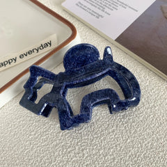Acetate Dog Outline Hair Claw Clip (3.3 Inch)