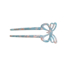 Cutout Bow Acetate Hair Fork (5 Inch)