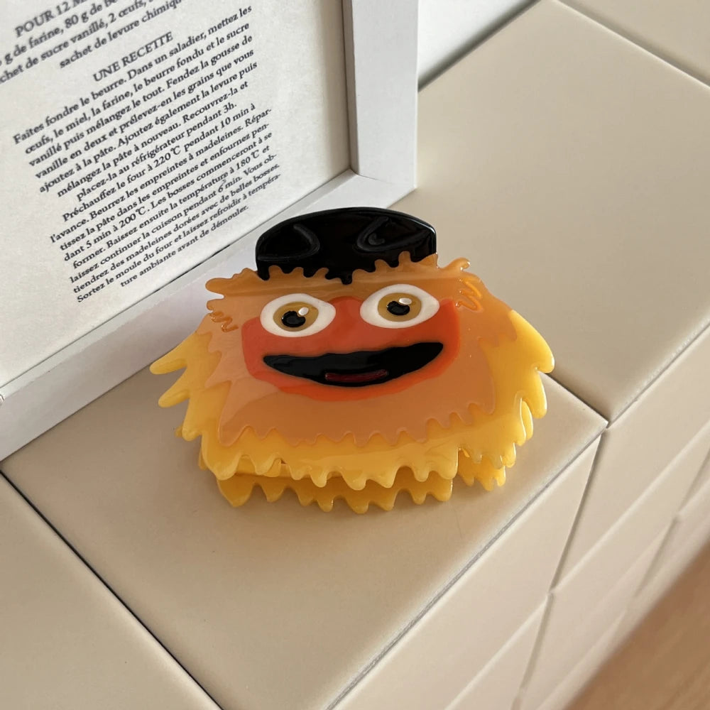 3 Inch Whimsical Animal Acetate Hair Claw - Solid 27g+ Premium Clip