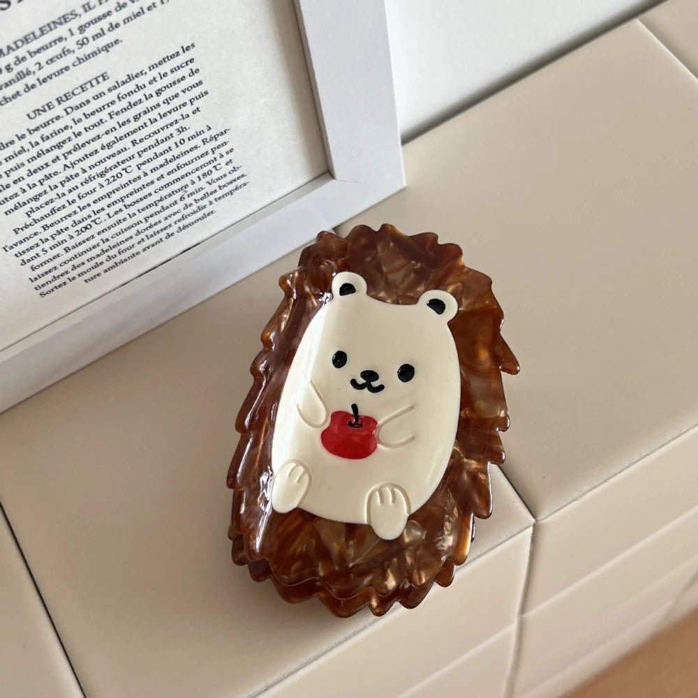 3 Inch Whimsical Animal Acetate Hair Claw - Solid 27g+ Premium Clip