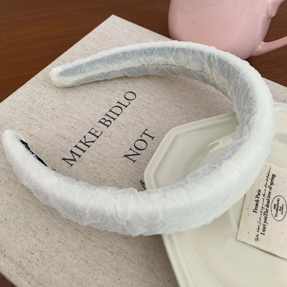 Wide Padded Pink Headband - 1.2 Inch Volumizing