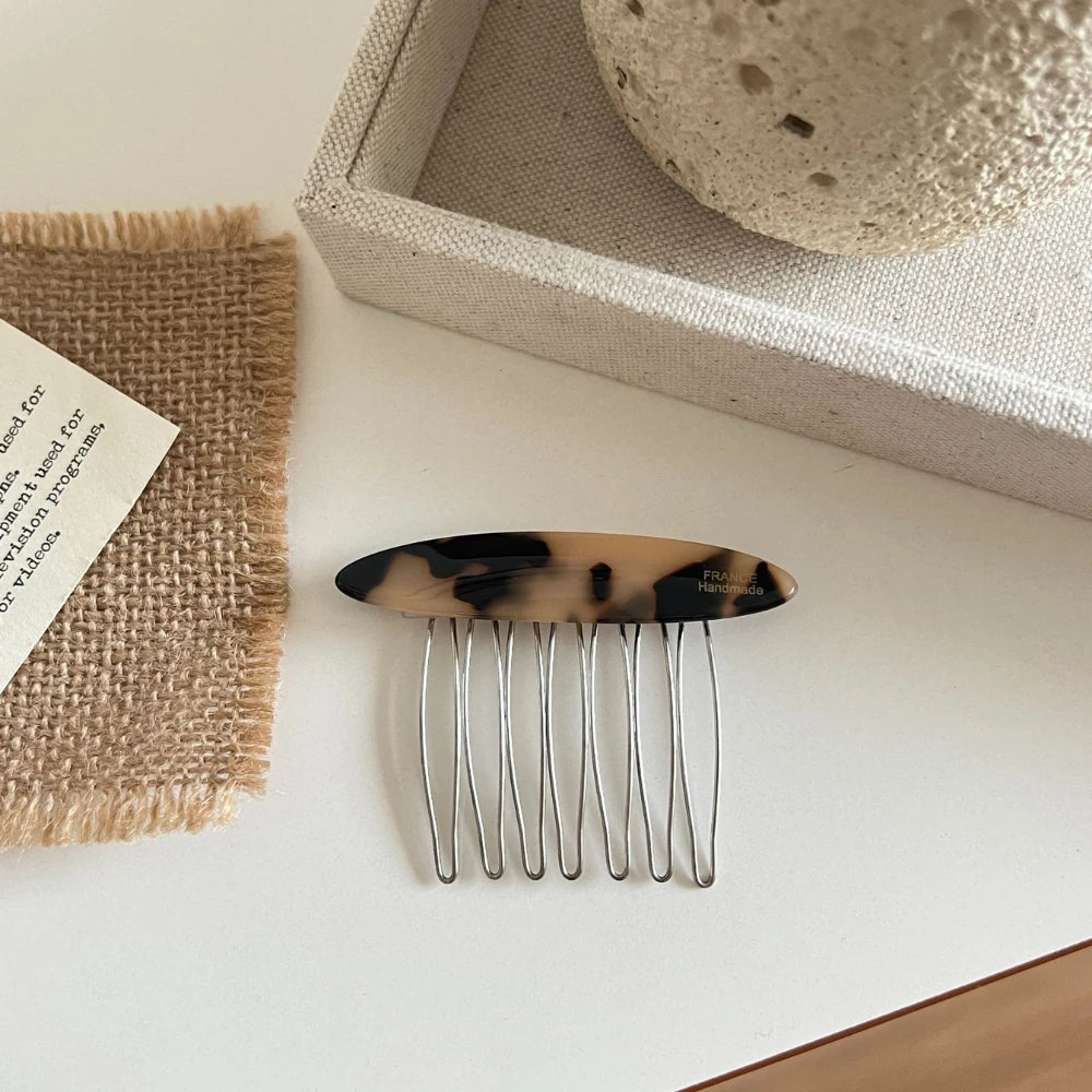 Small Acetate French Hair Comb - 2.5 Inch Side Comb