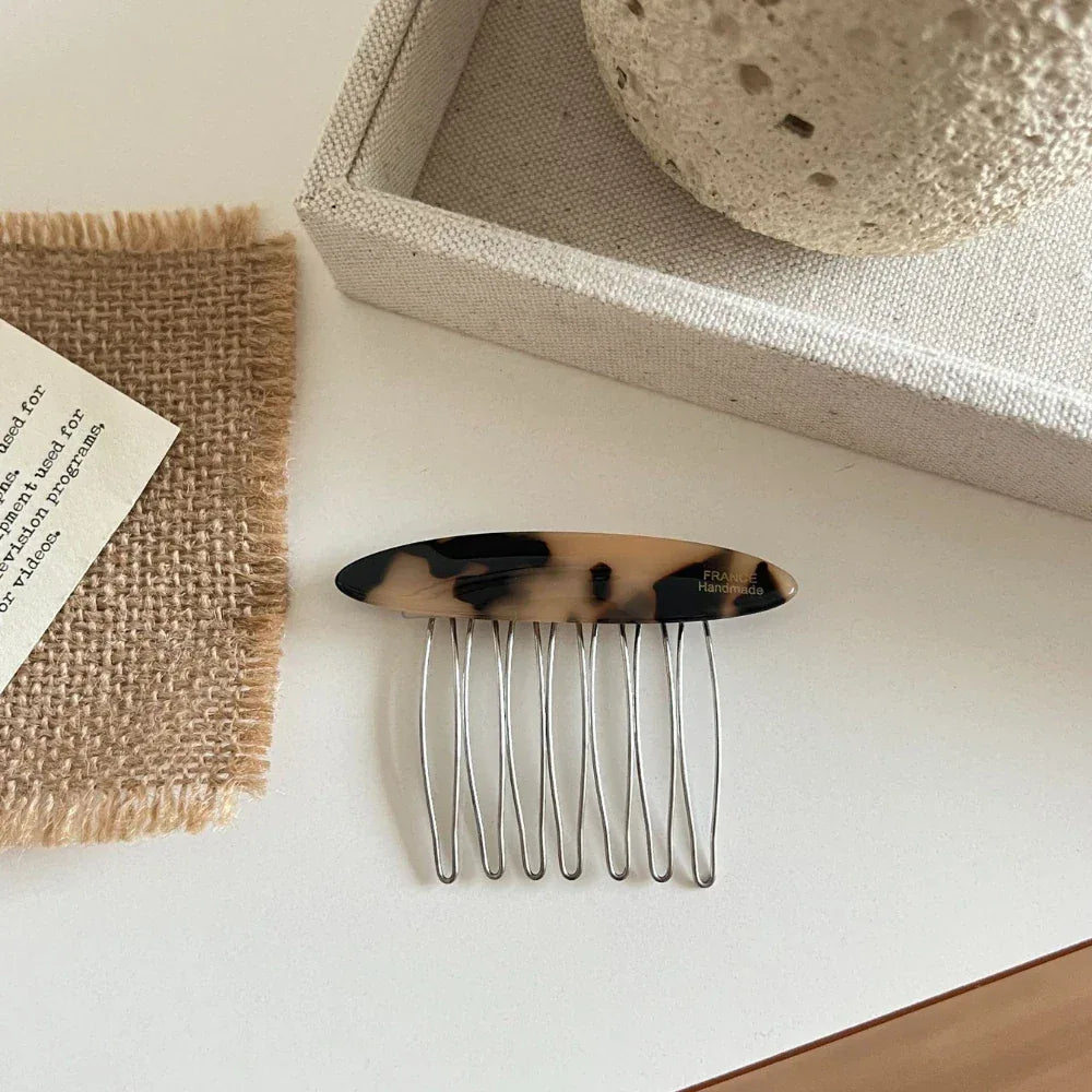 Acetate French style hair comb - View 7 | TEVQA