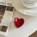 Small Acetate Heart Hair Clip - View 7 | TEVQA