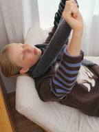 Pure 100% Wool Solid Knit Scarf