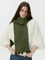 Mint Green Bouclé Knit Scarf - View 7 | TEVQA