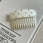 Colorful Rhinestone Hair Side Comb - View 9 | TEVQA