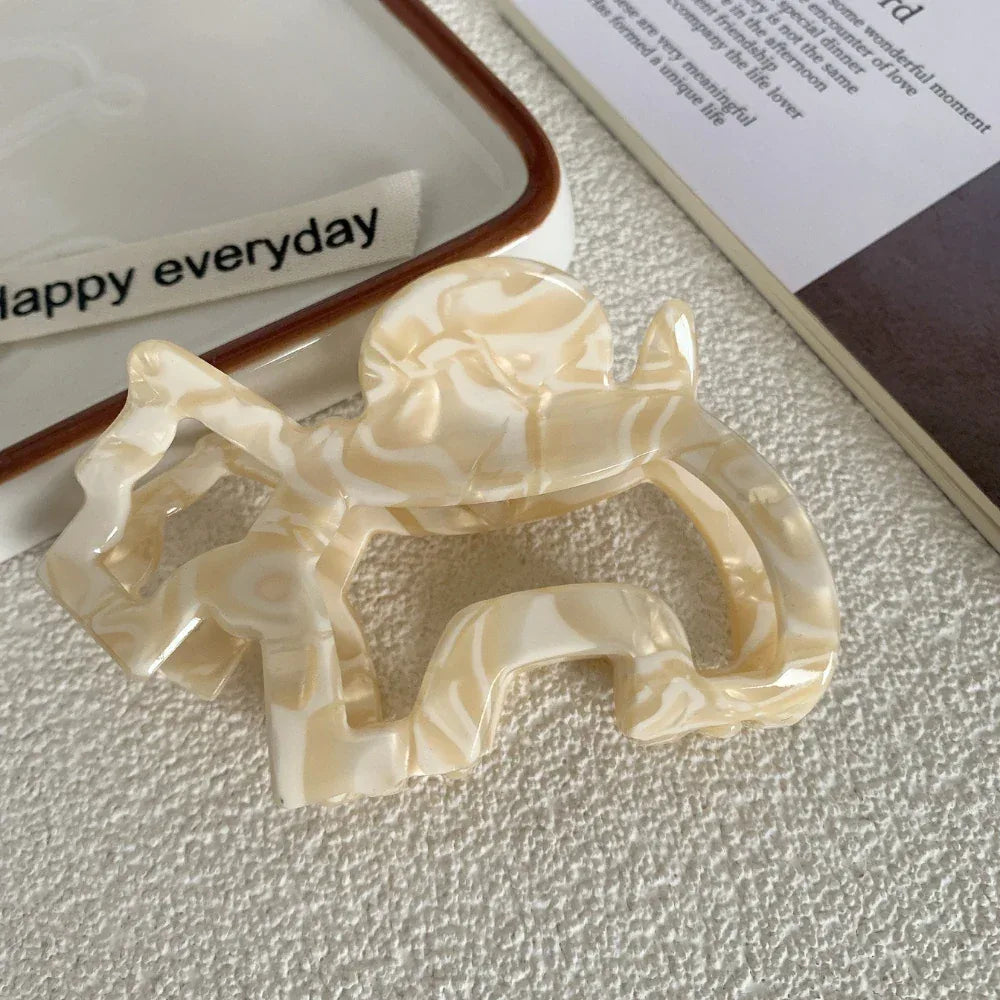 Dog outline hair claw clip - View 11 | TEVQA