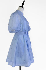 Caroline Floral Print Mini Dress