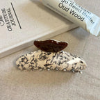 Large Two-Tone Acetate Hair Claw Clip - View 6 | TEVQA